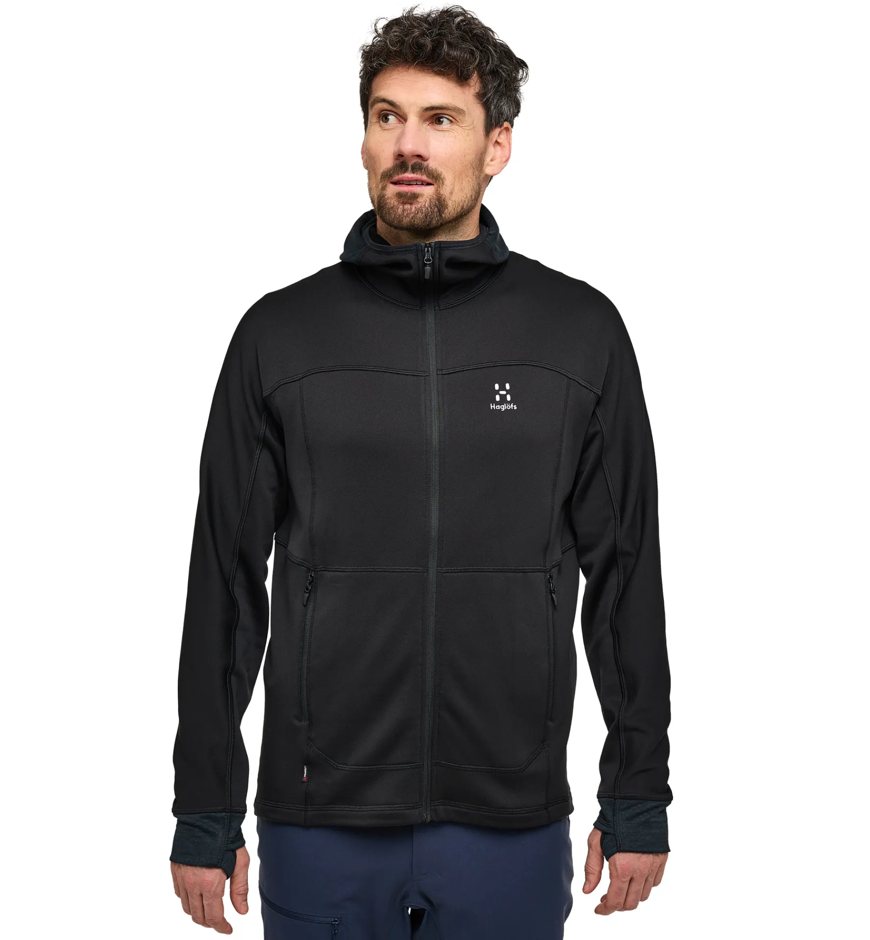 Haglöfs Betula Hood Men- Jackor|Fleece · Mellanlager
