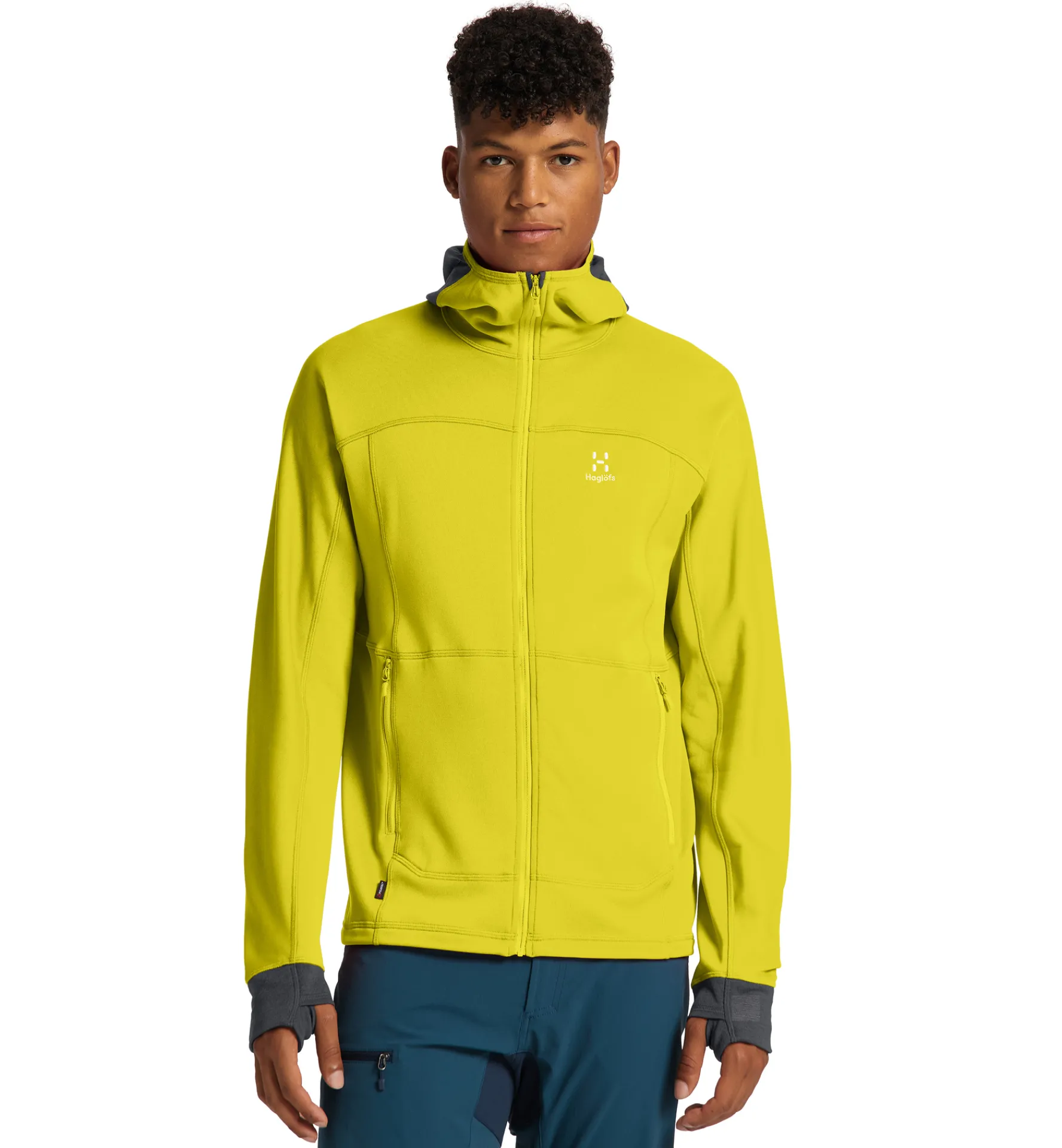 Haglöfs Betula Hood Men- Jackor|Fleece · Mellanlager