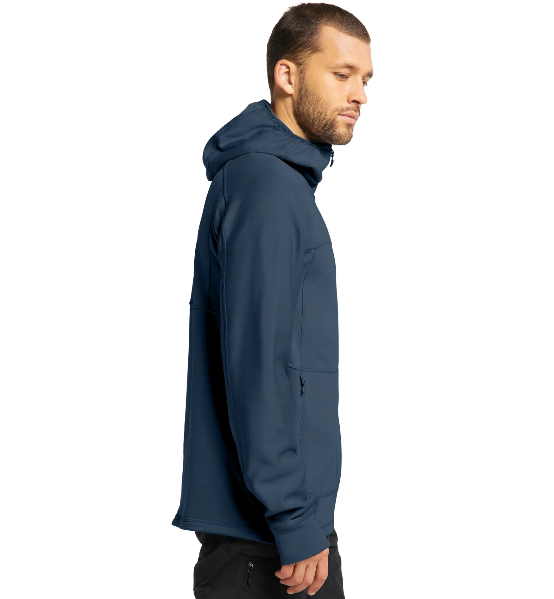 Haglöfs Betula Hood Men- Jackor|Fleece · Mellanlager