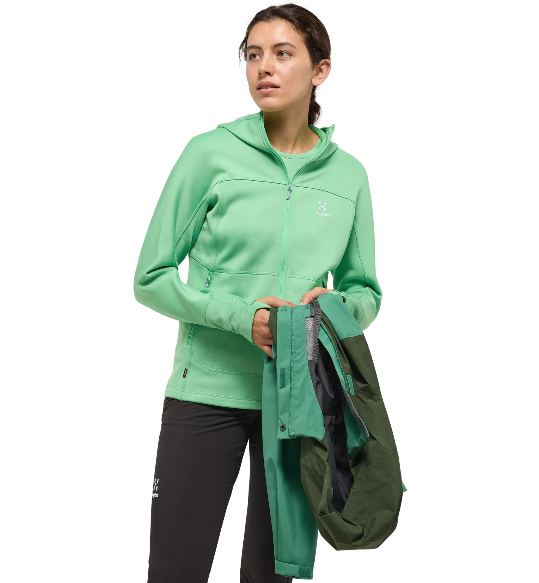 Haglöfs Betula Hood Women- Jackor|Fleece · Mellanlager