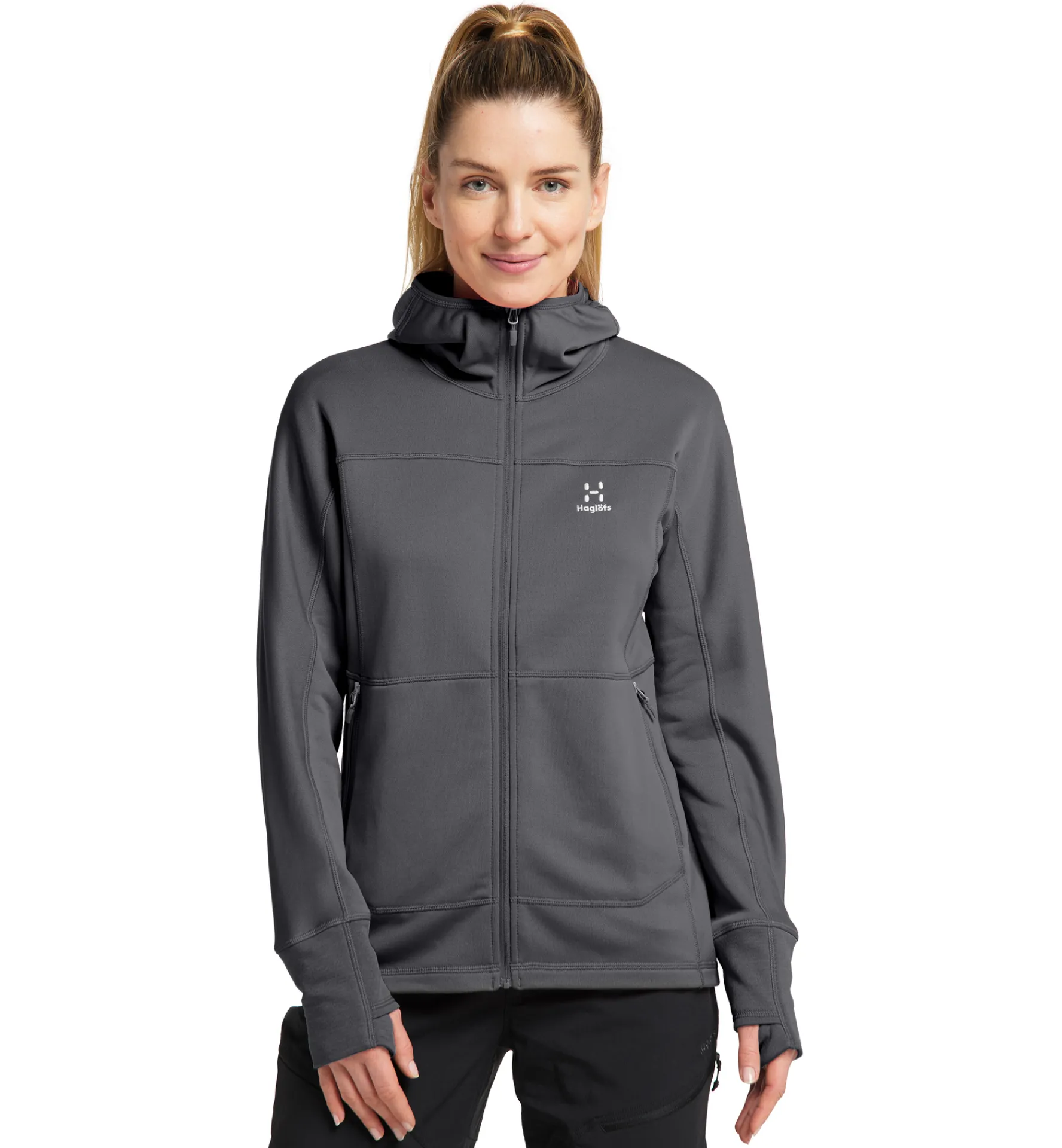 Haglöfs Betula Hood Women- Jackor|Fleece · Mellanlager