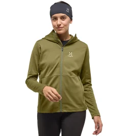 Haglöfs Lark Mid Hood Women- Jackor|Fleece · Mellanlager