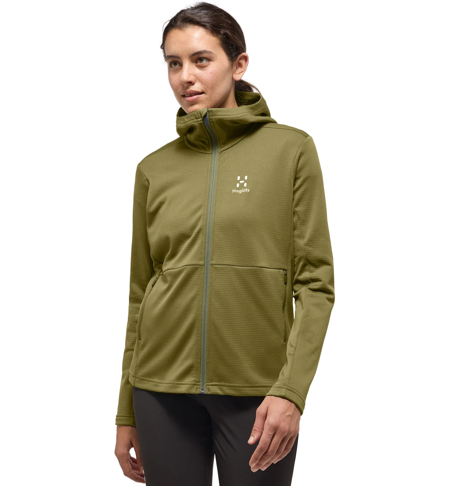 Haglöfs Lark Mid Hood Women- Jackor|Fleece · Mellanlager