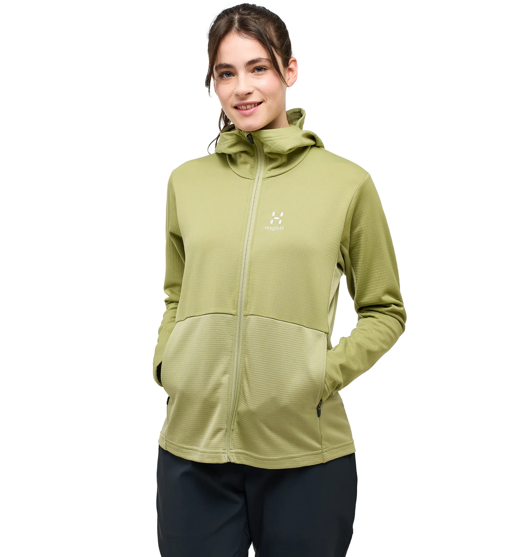Haglöfs Lark Mid Hood Women- Jackor|Fleece · Mellanlager