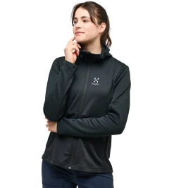 Haglöfs Lark Mid Hood Women- Jackor|Fleece · Mellanlager