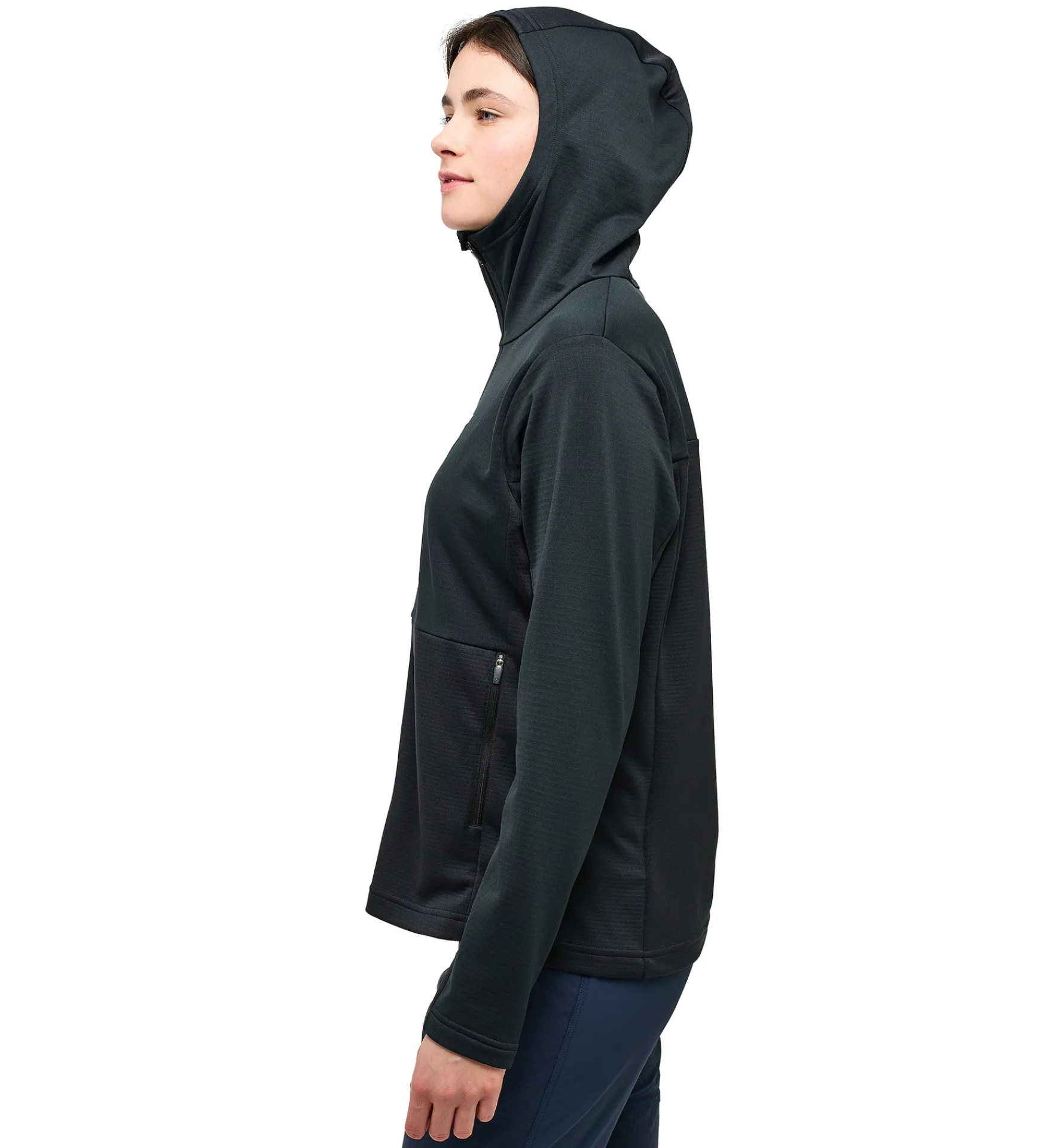 Haglöfs Lark Mid Hood Women- Jackor|Fleece · Mellanlager