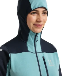 Haglöfs L.I.M Mid Fast Hood Women- Jackor|Fleece · Mellanlager