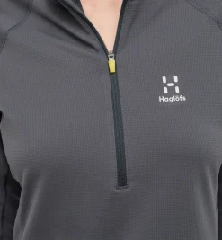 Haglöfs L.I.M Tempo Trail Halfzip Women- Fleece · Mellanlager
