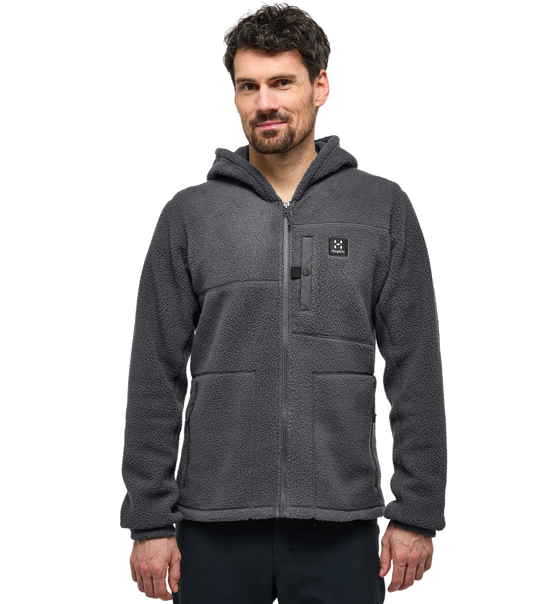Haglöfs Malung Pile Hood Men- Jackor|Fleece · Mellanlager