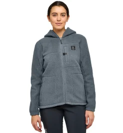 Haglöfs Malung Pile Hood Women- Jackor|Fleece · Mellanlager