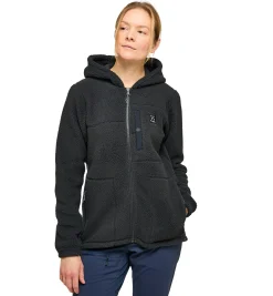 Haglöfs Malung Pile Hood Women- Jackor|Fleece · Mellanlager