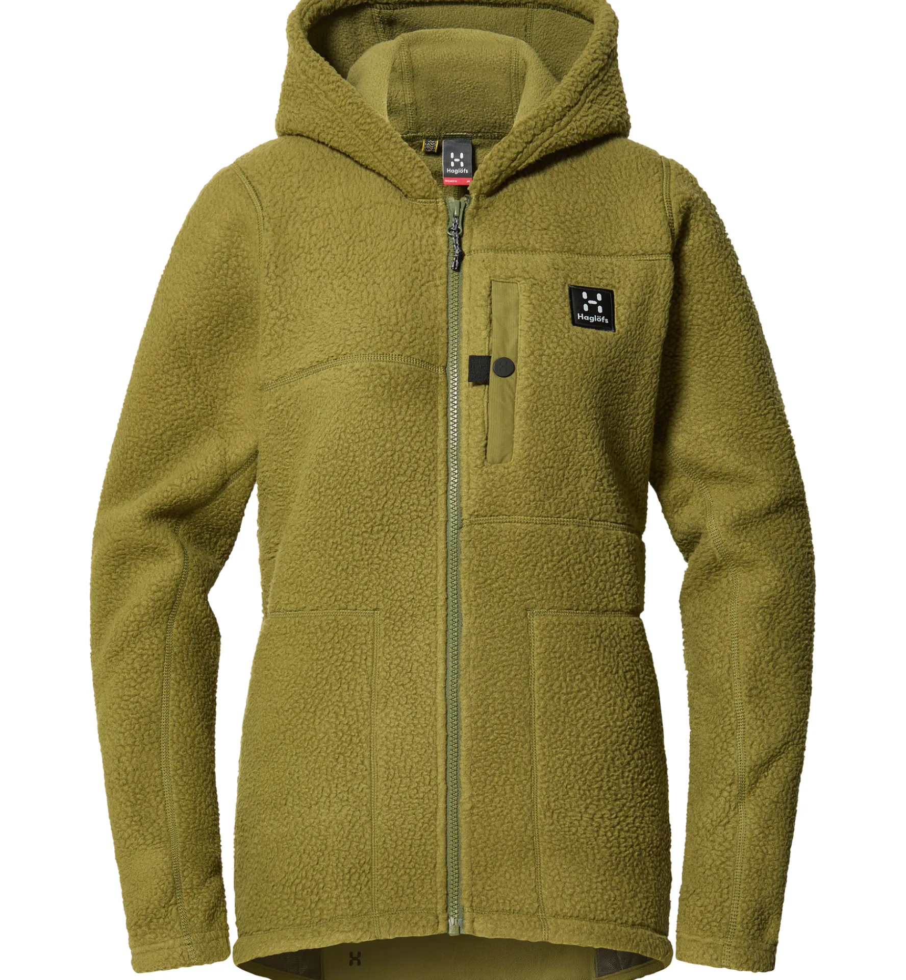 Haglöfs Malung Pile Hood Women- Jackor|Fleece · Mellanlager