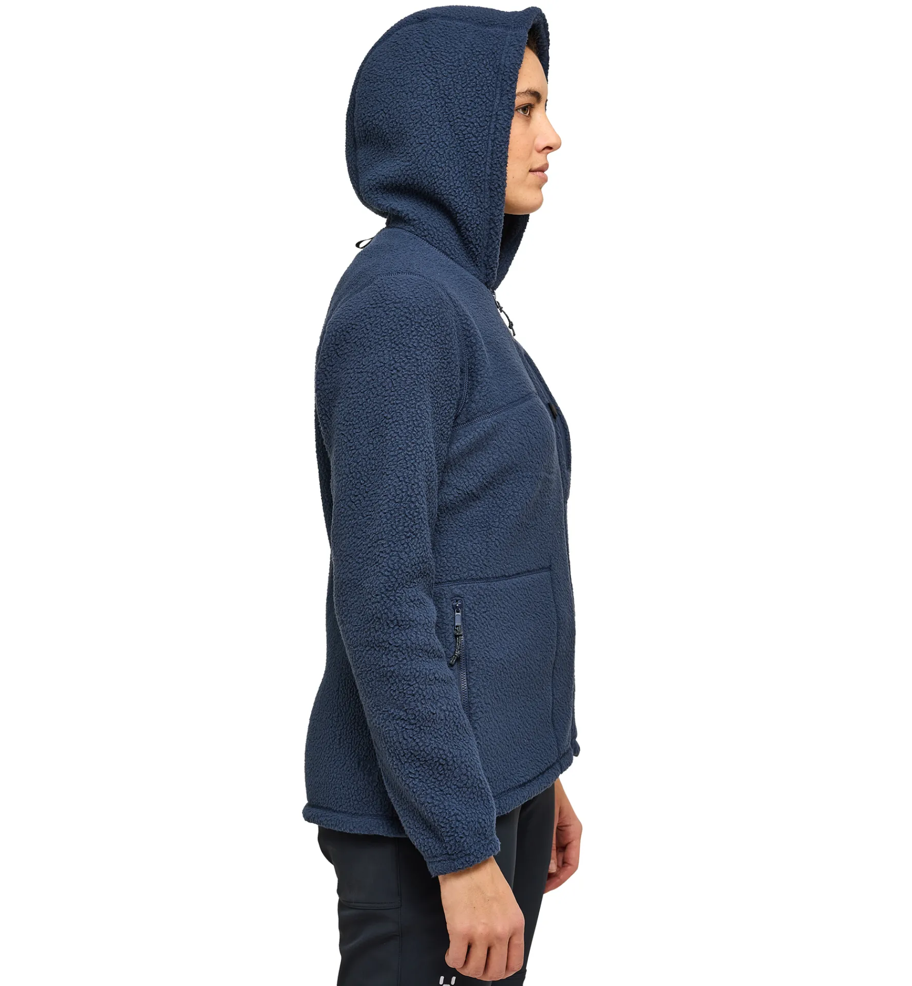 Haglöfs Malung Pile Hood Women- Jackor|Fleece · Mellanlager