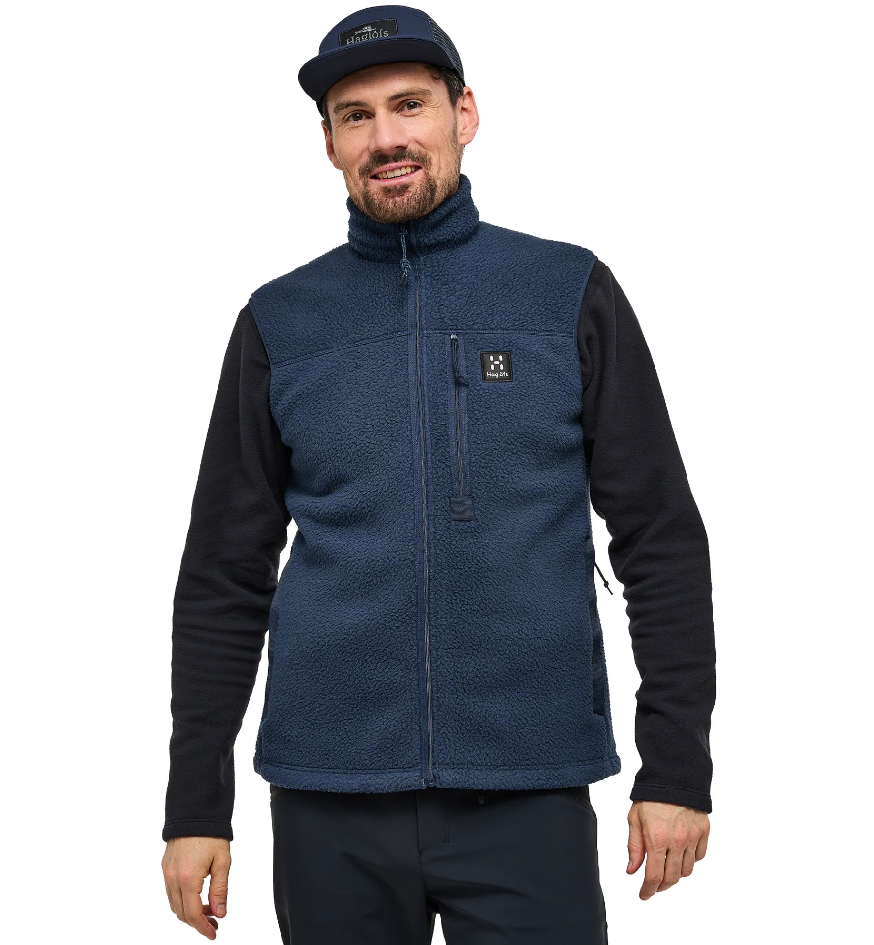 Haglöfs Malung Pile Vest Men- Jackor|Fleece · Mellanlager