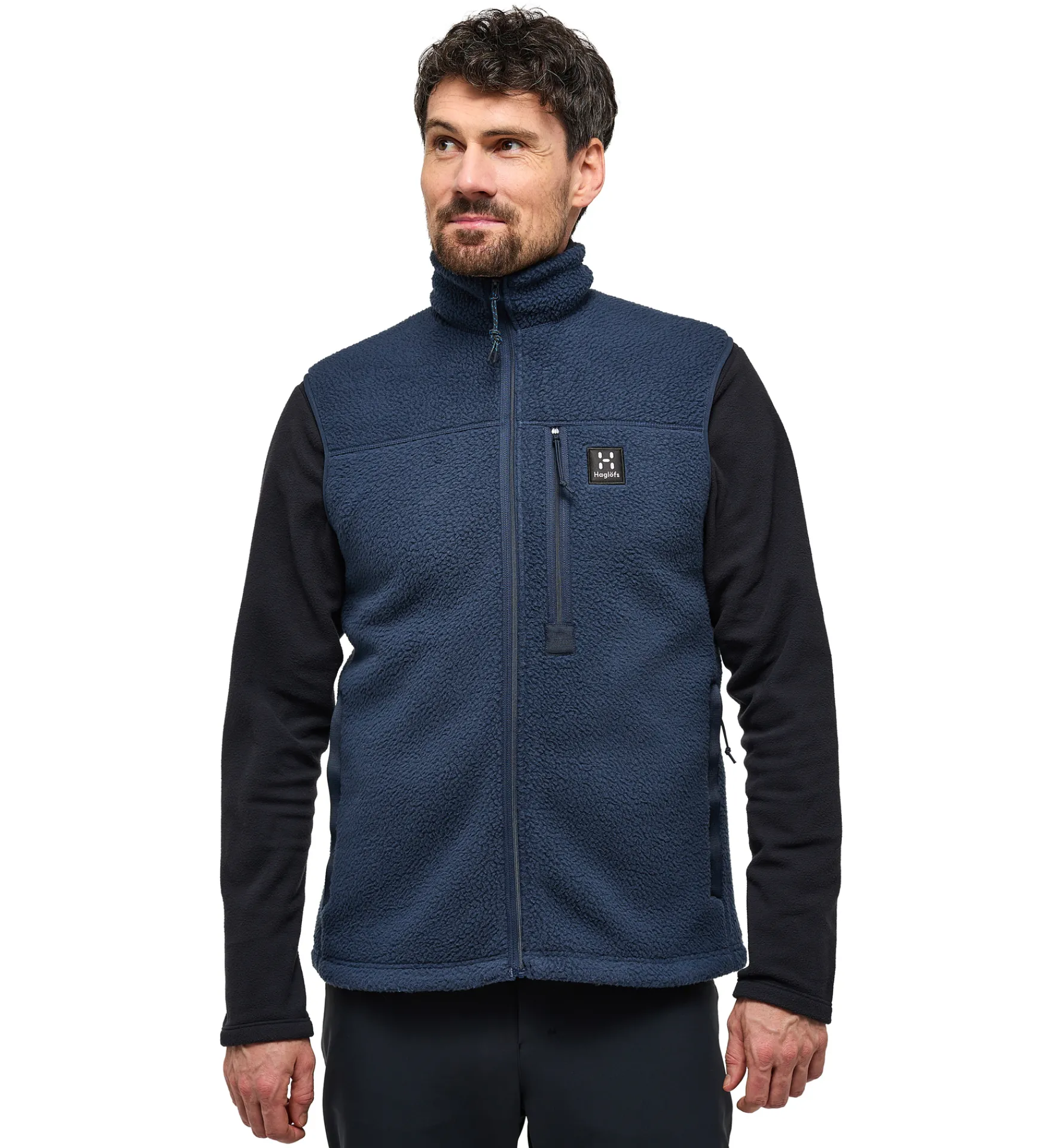 Haglöfs Malung Pile Vest Men- Jackor|Fleece · Mellanlager