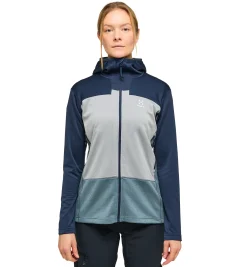 Haglöfs ROC Flash Mid Hood Women- Jackor|Fleece · Mellanlager