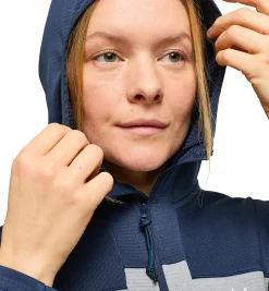 Haglöfs ROC Flash Mid Hood Women- Jackor|Fleece · Mellanlager