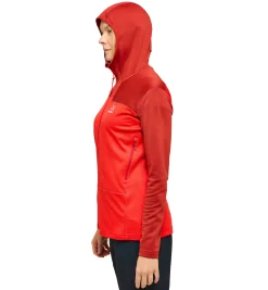 Haglöfs ROC Flash Mid Hood Women- Jackor|Fleece · Mellanlager
