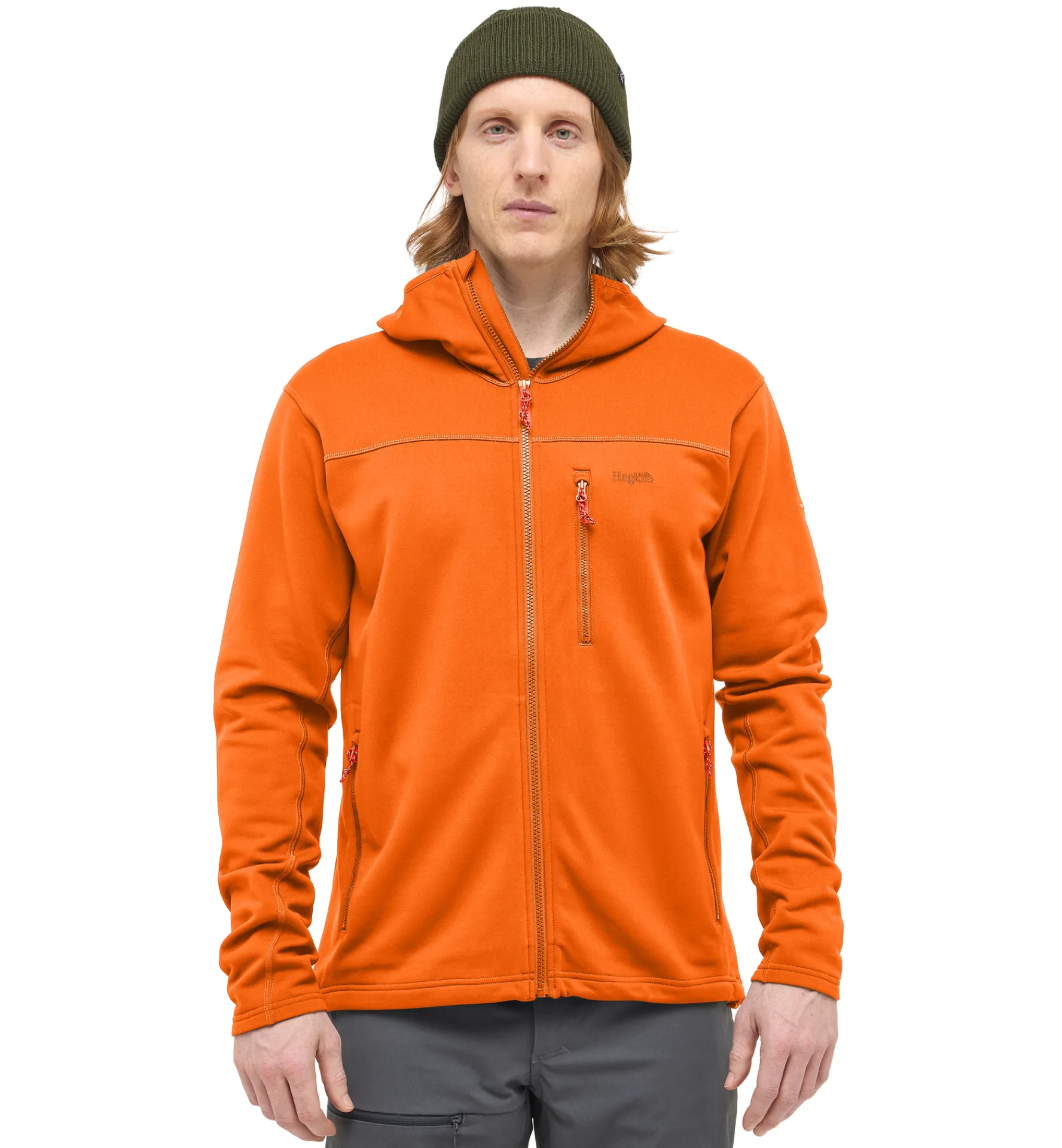Haglöfs Rosson Mid Hood Men- Jackor|Fleece · Mellanlager