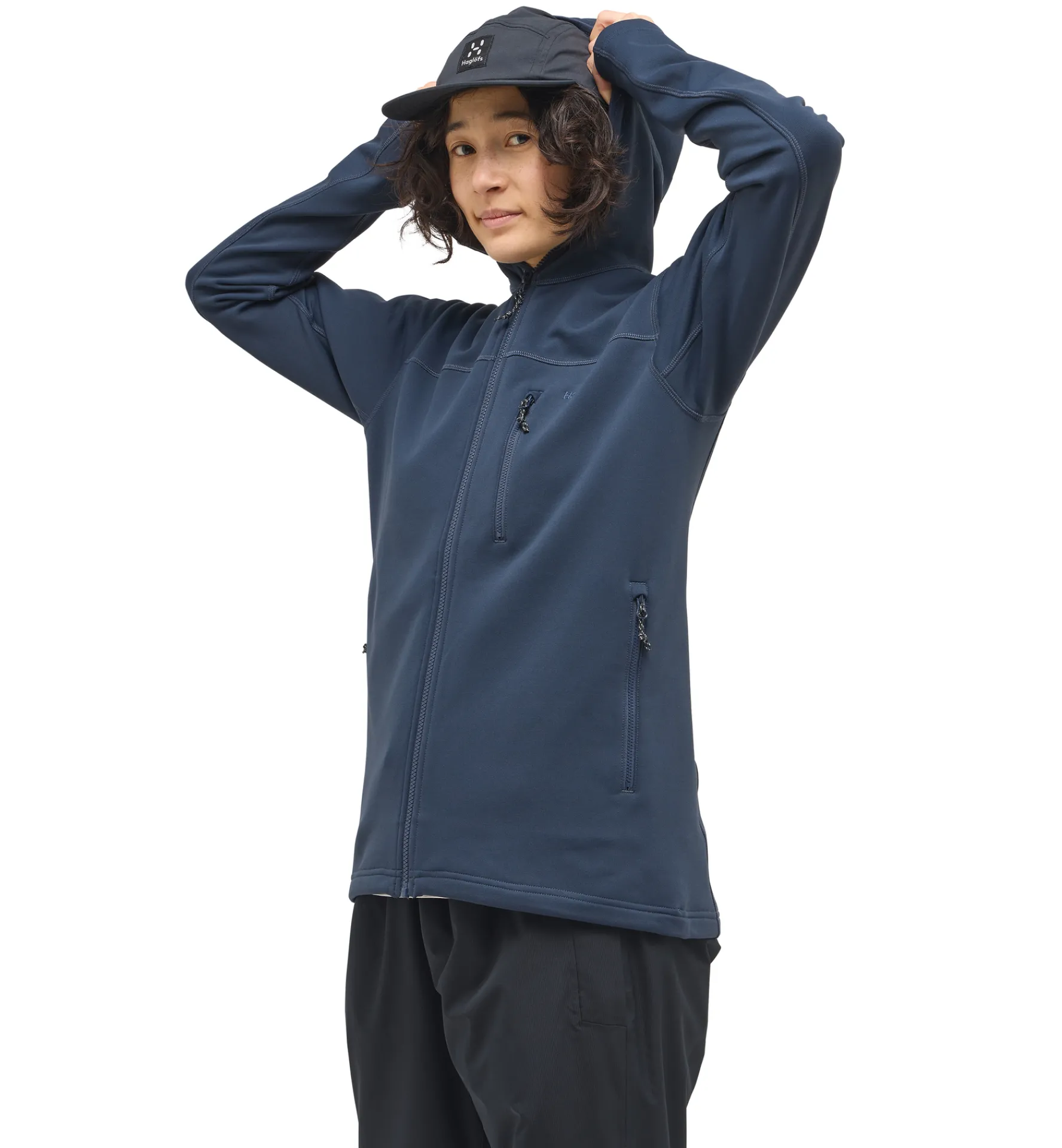 Haglöfs Rosson Mid Hood Women- Jackor|Fleece · Mellanlager