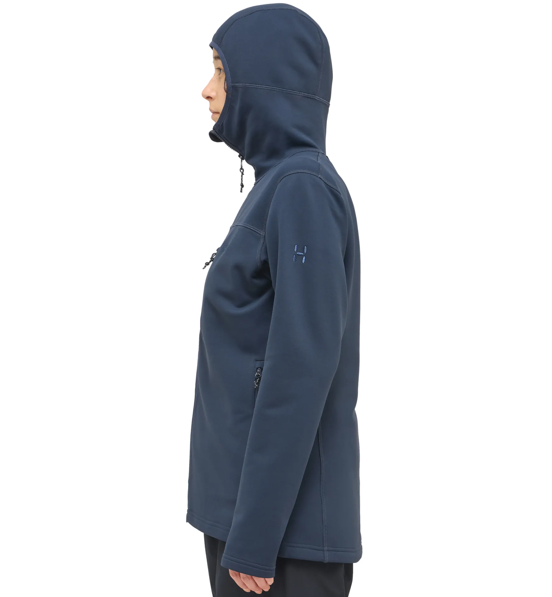 Haglöfs Rosson Mid Hood Women- Jackor|Fleece · Mellanlager