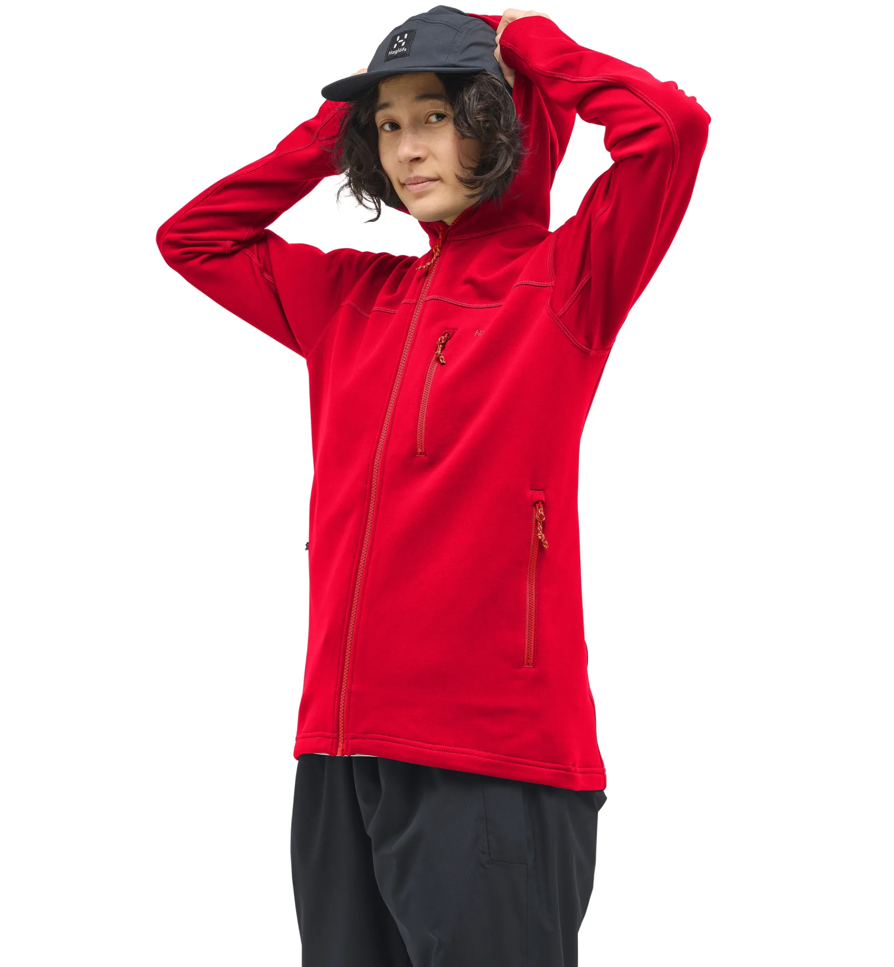 Haglöfs Rosson Mid Hood Women- Jackor|Fleece · Mellanlager