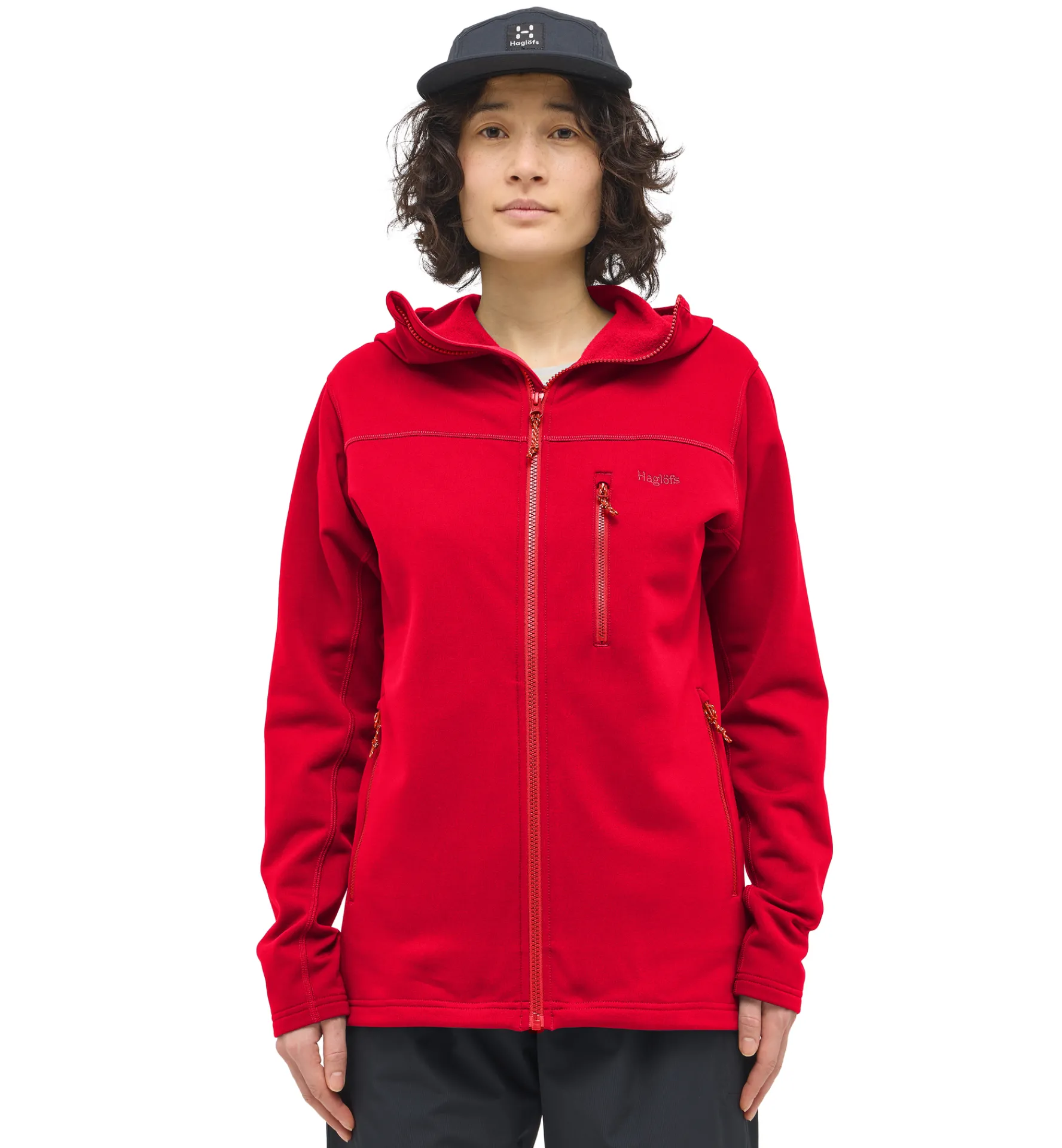 Haglöfs Rosson Mid Hood Women- Jackor|Fleece · Mellanlager