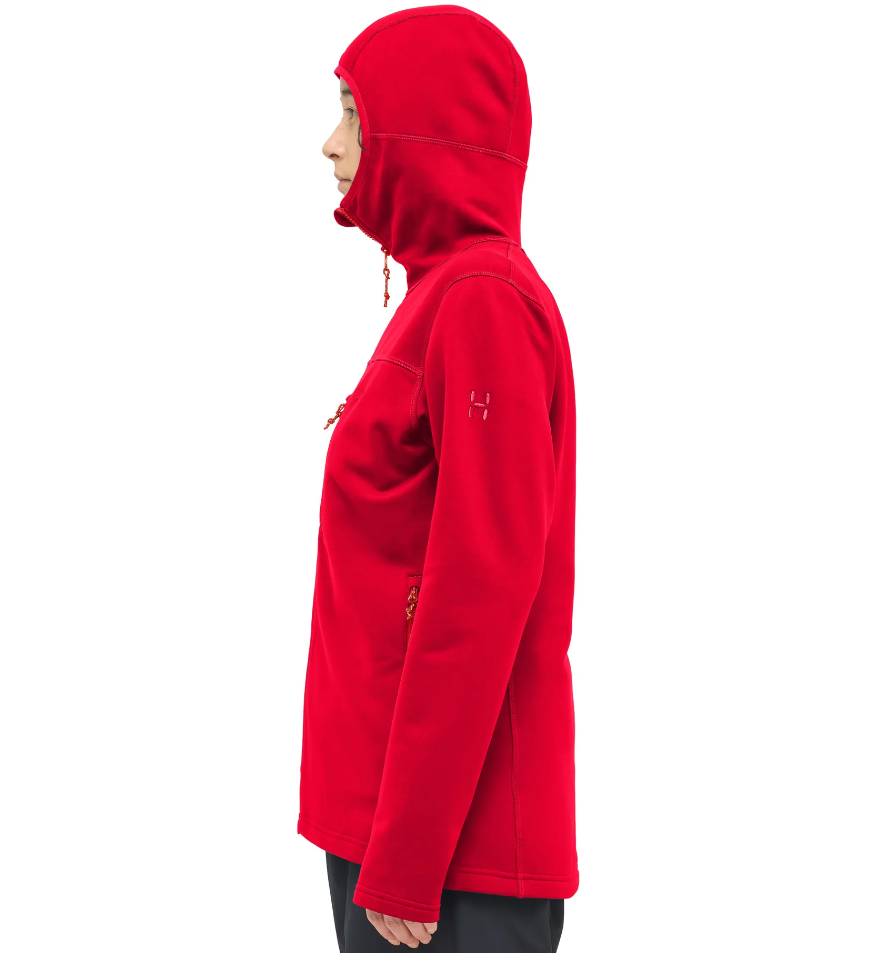 Haglöfs Rosson Mid Hood Women- Jackor|Fleece · Mellanlager