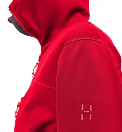 Haglöfs Rosson Mid Hood Women- Jackor|Fleece · Mellanlager