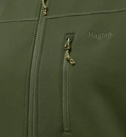 Haglöfs Rosson Mid Hood Women- Jackor|Fleece · Mellanlager