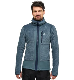 Haglöfs Vassi Mid Hood Men- Fleece · Mellanlager|Jackor