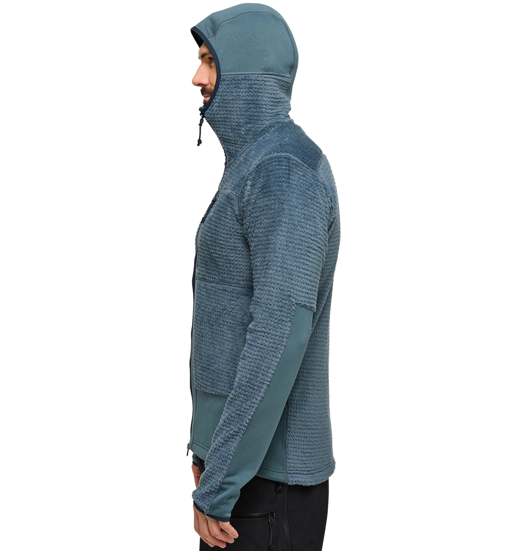 Haglöfs Vassi Mid Hood Men- Fleece · Mellanlager|Jackor