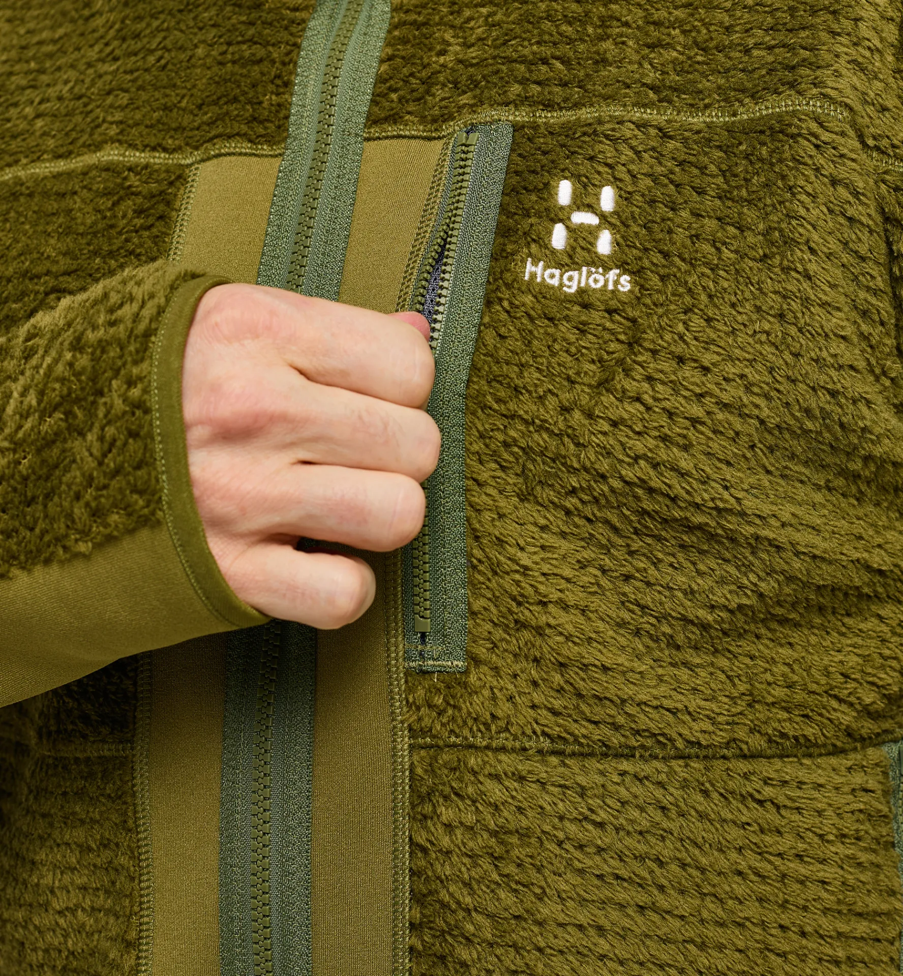 Haglöfs Vassi Mid Hood Men- Jackor|Fleece · Mellanlager