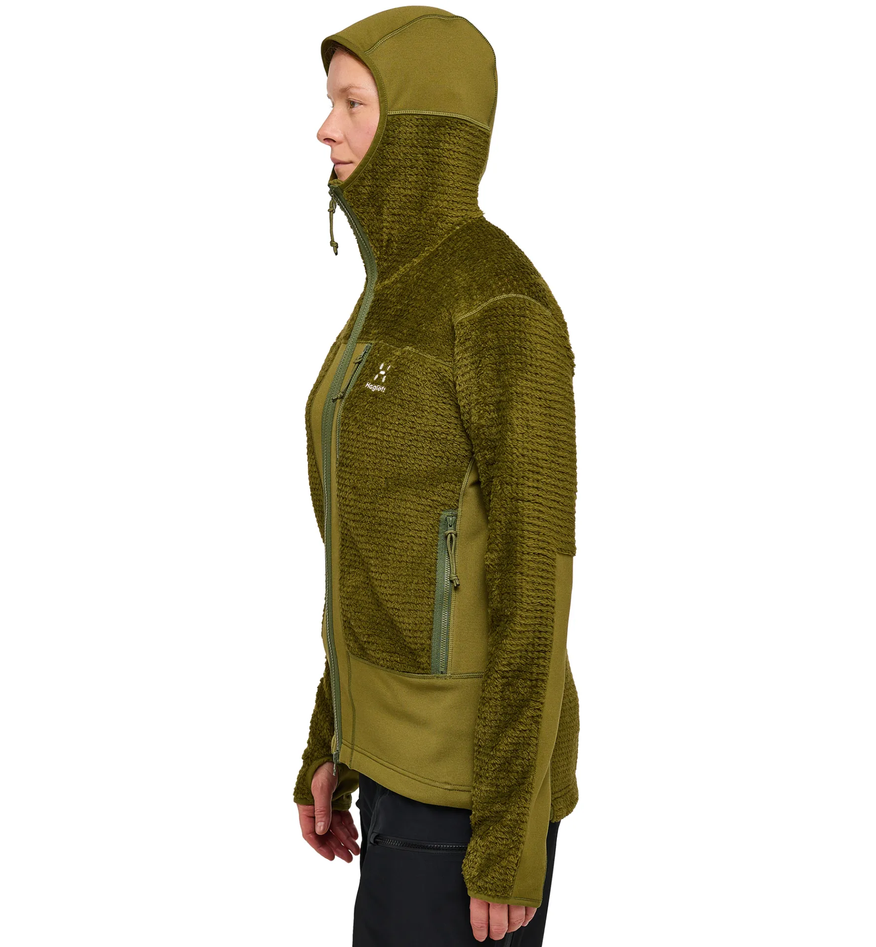 Haglöfs Vassi Mid Hood Women- Jackor|Fleece · Mellanlager