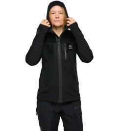 Haglöfs Vassi Mid Hood Women- Jackor|Fleece · Mellanlager