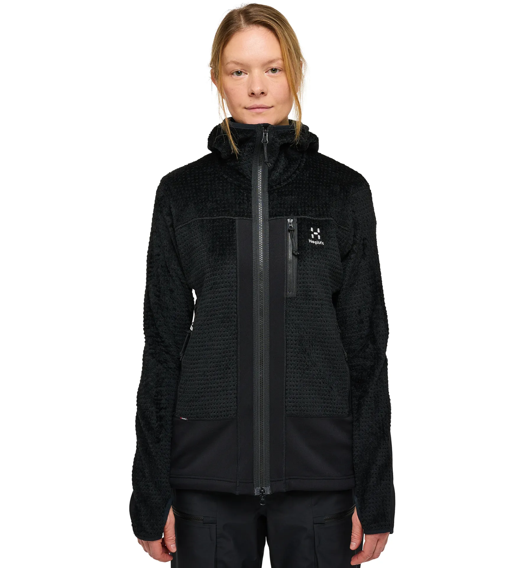 Haglöfs Vassi Mid Hood Women- Jackor|Fleece · Mellanlager