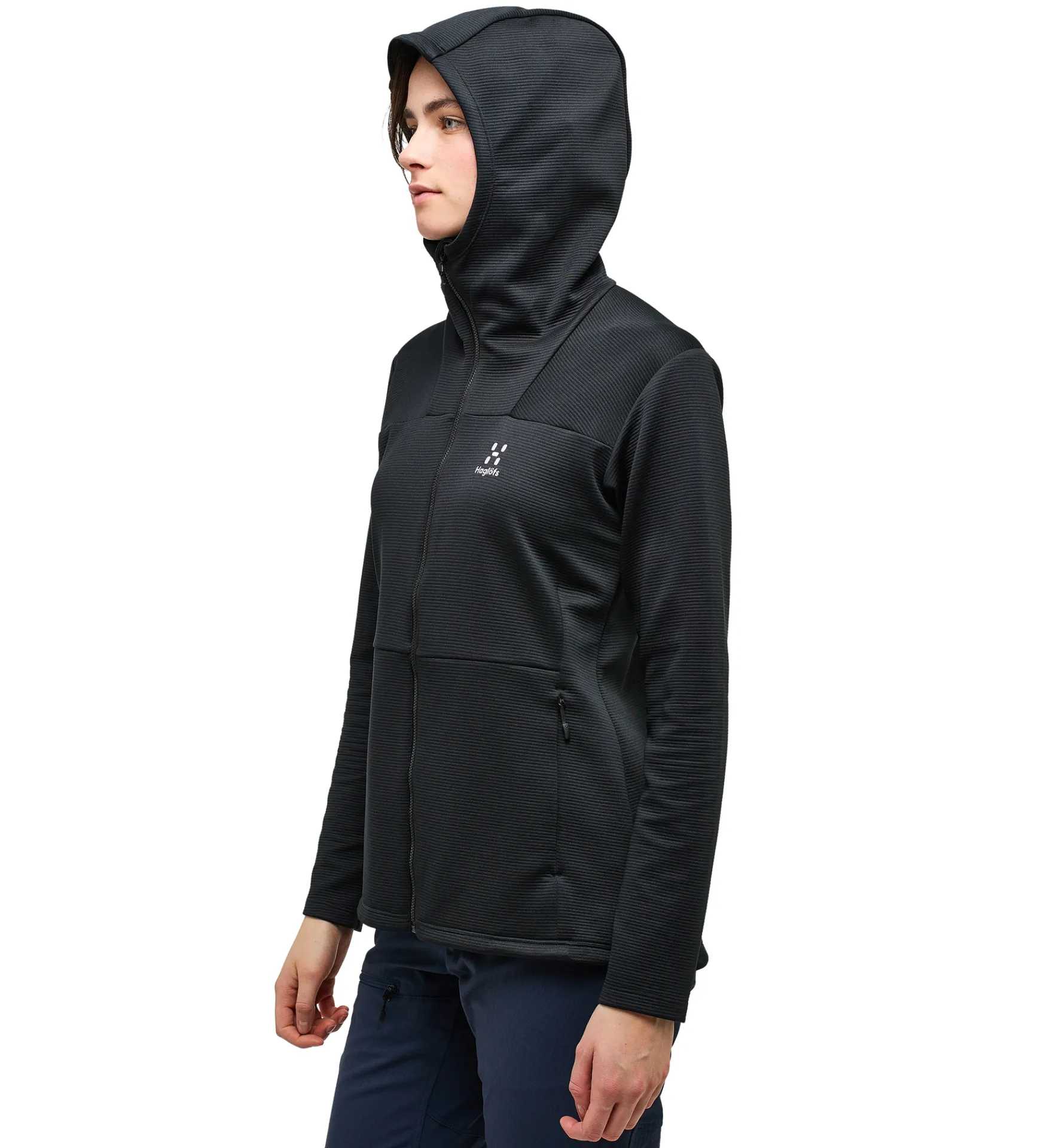 Haglöfs Willow Mid Hood Women- Jackor|Fleece · Mellanlager