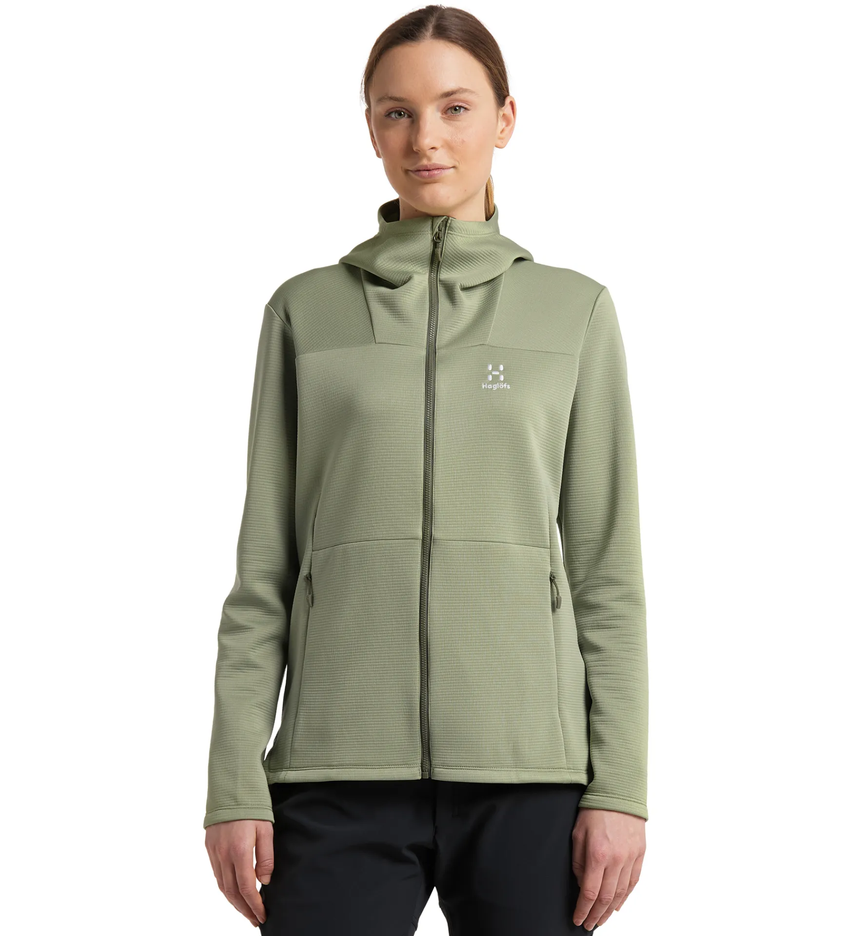 Haglöfs Willow Mid Hood Women- Jackor|Fleece · Mellanlager