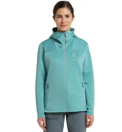 Haglöfs Willow Mid Hood Women- Jackor|Fleece · Mellanlager